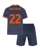 Inter Milan Henrikh Mkhitaryan #22 Tredjedraktsett Barn 2025-26 Korte ermer (+ bukser)